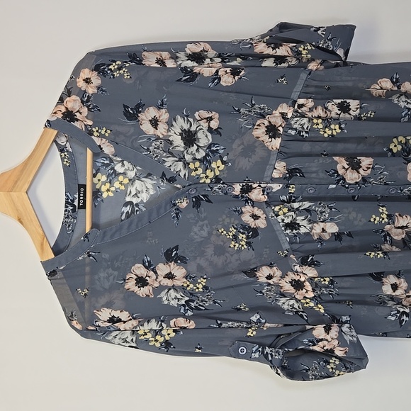 Lot of 3 Torrid Sheer Tunics - Size 0 - Picture 5 of 11